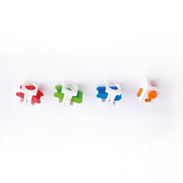 Hape – Doplnok ku guličkovej dráhe Control-Block 4ks